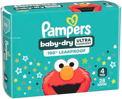 Pampers Diapers - Baby Dry - Size 1, 44 Count, Absorbent Disposable Infant Diaper (Packaging May Vary)