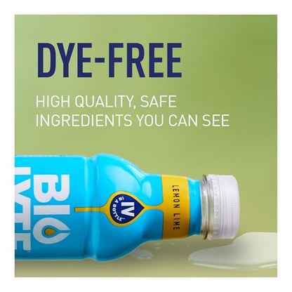 BIOLYTE Electrolyte Drink - Doctor-Formulated Hydration Drink, HSA &amp; FSA Electrolytes Water, Chemotherapy Must Haves for Women &amp; Men, Rehydration IV Liquid in a Bottle - Lemon Lime, 16 Fl Oz (12 Pack)