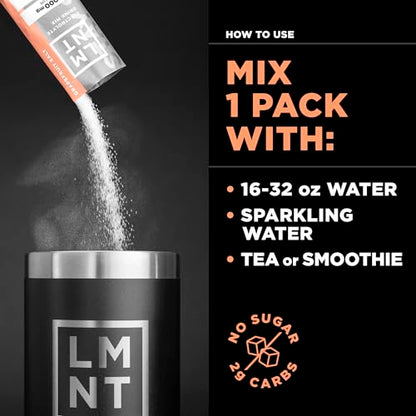 Drink LMNT Zero Sugar Electrolytes - Citrus Salt | Drink Mix | 30-Count