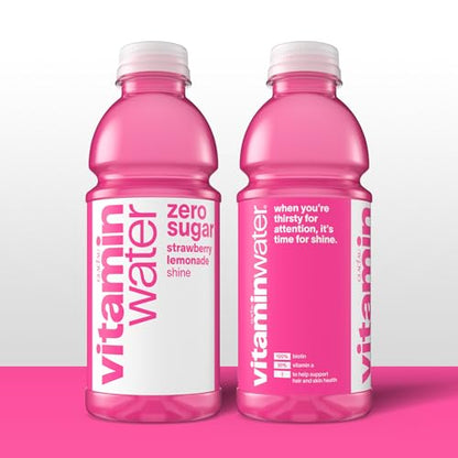 vitaminwater zero variety pack nutrient enhanced water w/ vitamins, 20 fl oz, 12 Pack