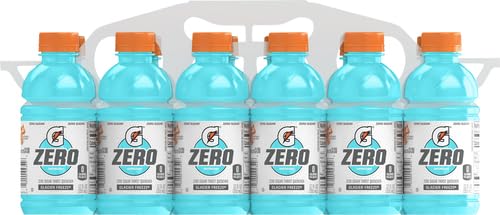 Gatorade Thirst Quencher Zero Sugar Sports Drink, Fruit Punch, 12oz Bottles, 12 Pack, Electrolytes for Rehydration