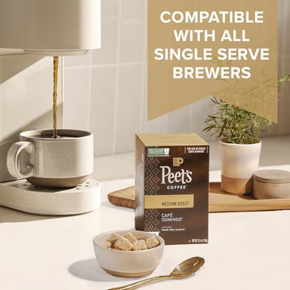 Peet's Coffee, Dark Roast Single Serve Coffee Pods - Major Dickason's Blend 75 Count (1 Box of 75 Pods)
