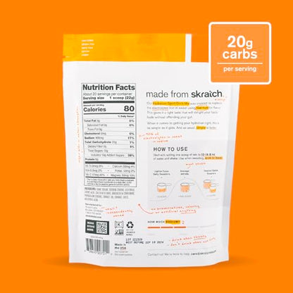 Skratch Labs Hydration Powder | Sport Drink Mix | Electrolytes Powder for Exercise, Endurance, and Performance | Lemon + Lime | 20 Servings | Non-GMO, Vegan, Kosher