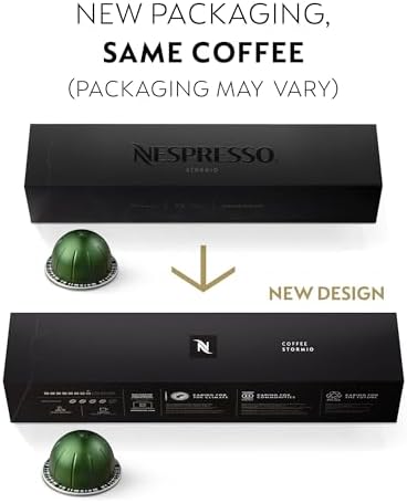 Nespresso Capsules Vertuo, Variety Pack, Medium and Dark Roast Coffee, 30 Count Coffee Pods, Brews 7.8 oz.