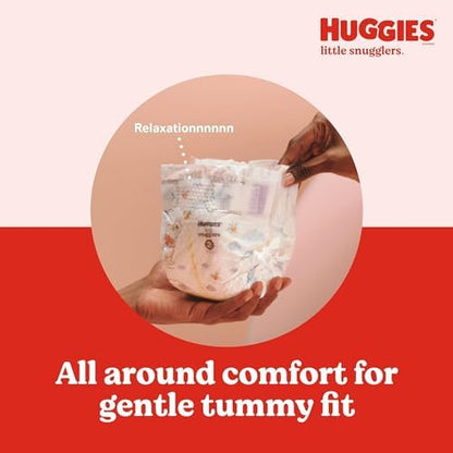 Huggies Size Newborn Diapers, Little Snugglers Baby Diapers, Size Newborn (up to 10 lbs), 31 Count, Packaging May Vary