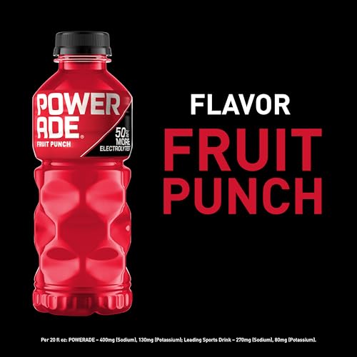 POWERADE Sports Drink Grape, 20 Ounce (Pack of 8)