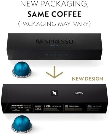 Nespresso Capsules Vertuo, Variety Pack, Medium and Dark Roast Coffee, 30 Count Coffee Pods, Brews 7.8 oz.