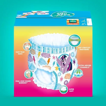 Pampers Training Pants - Easy Ups Girls &amp; Boys - Size 4T-5T, 56 Count, My Little Pony Potty Underwear (Packaging May Vary)