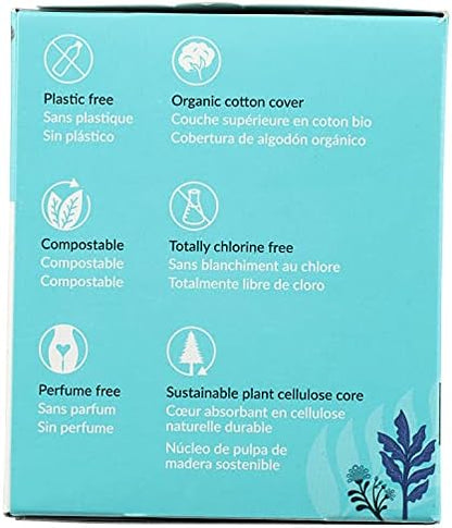 Natracare Cotton Natural Feminine Ultra Pads Regular With Wings By Natracare, 14 Ea, 14 Count