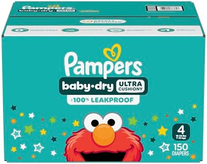 Pampers Diapers - Baby Dry - Size 1, 44 Count, Absorbent Disposable Infant Diaper (Packaging May Vary)