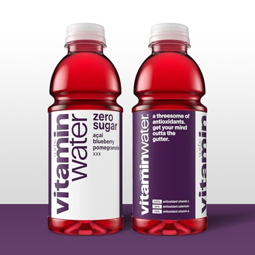 vitaminwater zero variety pack nutrient enhanced water w/ vitamins, 20 fl oz, 12 Pack