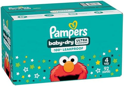 Pampers Diapers - Baby Dry - Size 1, 44 Count, Absorbent Disposable Infant Diaper (Packaging May Vary)