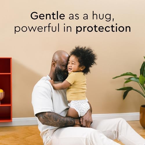 Baby Diapers - Size 1 (4-11 lbs), Half-Monthly Supply (72 Count), Leak Protection, Skin-Friendly, Ultrasoft, Perfume- &amp; Chlorine-Free, Hypoallergenic, Dermatologist Tested, Oeko-TEX®