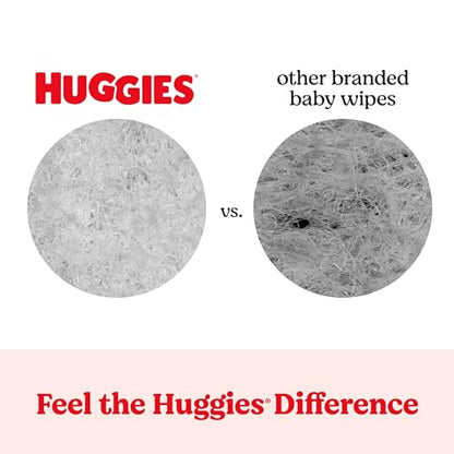 Huggies Simply Clean Unscented Baby Diaper Wipes, 3 Flip-Top Packs (192 Wipes Total), Packaging May Vary