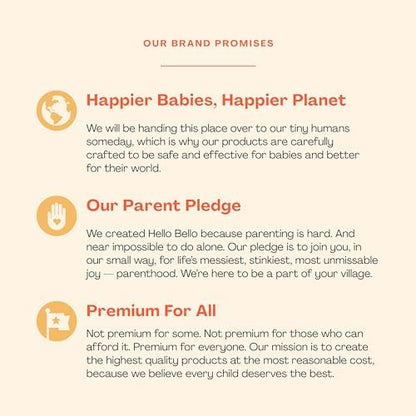 Hello Bello Premium Baby Diapers Size Newborn, 32 Count of Disposable, Extra-Absorbent, Hypoallergenic Baby Diapers with Snug and Comfort Fit, Alphabet Soup