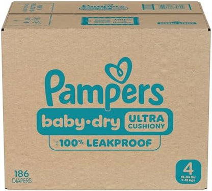 Pampers Diapers - Baby Dry - Size 1, 44 Count, Absorbent Disposable Infant Diaper (Packaging May Vary)