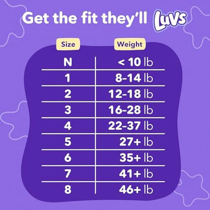 Luvs Size 4 Baby Diapers, Platinum Protection Bluey Diapers for Day &amp; Night, Size 4, 198 Count (Packaging May Vary)