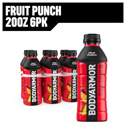 BODYARMOR Sports Drink Sports Beverage, Blue Raspberry, Natural Flavors With Vitamins, Potassium-Packed Electrolytes, No Preservatives, Perfect For Athletes, 12 ounce (Pack of 8)