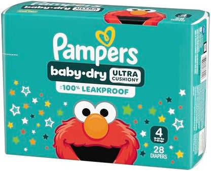 Pampers Diapers - Baby Dry - Size 1, 44 Count, Absorbent Disposable Infant Diaper (Packaging May Vary)