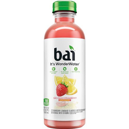 Bai Coconut Variety Pack, Antioxidant Infused Water Beverage, with Vitamin C and No Artificial Sweeteners, 18 fl oz bottles, 12 pack