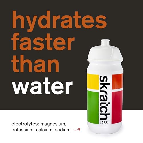Skratch Labs Hydration Powder | Sport Drink Mix | Electrolytes Powder for Exercise, Endurance, and Performance | Lemon + Lime | 20 Servings | Non-GMO, Vegan, Kosher