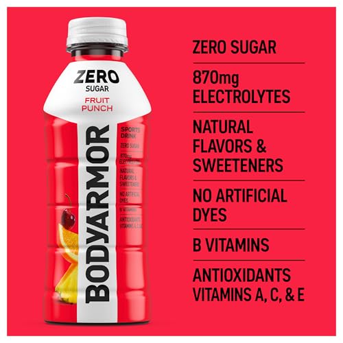BODYARMOR LYTE Sports Drink Low-Calorie Sports Beverage, Peach Mango, Coconut Water Hydration, Natural Flavors With Vitamins, Potassium-Packed Electrolytes, Perfect For Athletes, 12 Fl Oz (Pack of 8)
