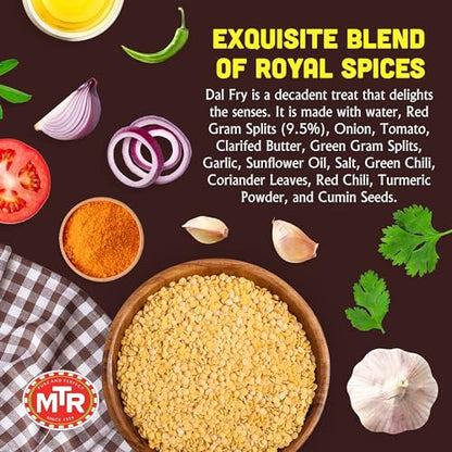 MTR - Shahi Paneer - Mild Tomato Gravy with Cottage Cheese - Authentic Indian Flavors - Flavorful, Easy, Ready-to-Eat Meal - Experience the Richness of Paneer in a Hearty Tomato Curry (Pack of 6)