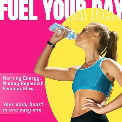 Electrolyte Powder Packets, Protein Powder with 10g Protein &amp; Collagen - Hydration Packets - Zero Sugar, NO Fillers, NO Carbs | Variety Pack | 40 Calories | Keto &amp; Paleo | Pack of 24