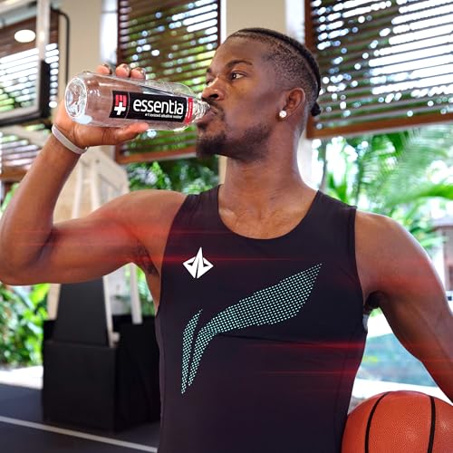 Essentia Water LLC, Ionized Alkaline Bottled Water; 99.9% Pure, Infused with Electrolytes, 9.5 pH or Higher with a Clean, Smooth Taste, 23.67 Fl Oz (Pack of 24)