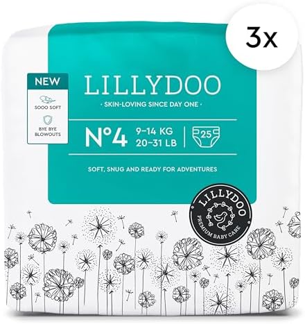 Baby Diapers - Size 1 (4-11 lbs), Half-Monthly Supply (72 Count), Leak Protection, Skin-Friendly, Ultrasoft, Perfume- &amp; Chlorine-Free, Hypoallergenic, Dermatologist Tested, Oeko-TEX®