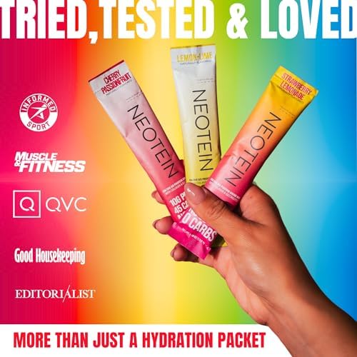 Electrolyte Powder Packets, Protein Powder with 10g Protein &amp; Collagen - Hydration Packets - Zero Sugar, NO Fillers, NO Carbs | Variety Pack | 40 Calories | Keto &amp; Paleo | Pack of 24