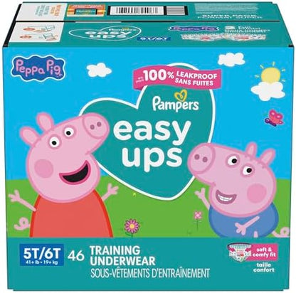Pampers Training Pants - Easy Ups Girls &amp; Boys - Size 4T-5T, 56 Count, My Little Pony Potty Underwear (Packaging May Vary)