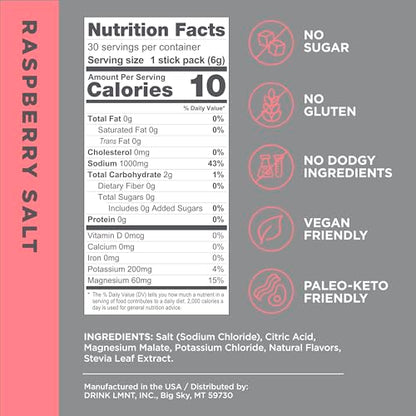 Drink LMNT Zero Sugar Electrolytes - Citrus Salt | Drink Mix | 30-Count