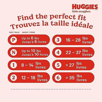 Huggies Size Newborn Diapers, Little Snugglers Baby Diapers, Size Newborn (up to 10 lbs), 31 Count, Packaging May Vary