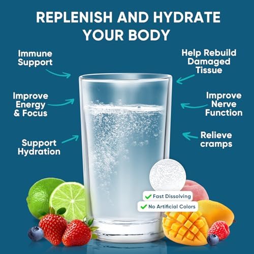 Venture Pal Sugar Free Electrolyte Powder Packets - Liquid Daily IV Hydration Packets | Electrolytes Drink Mix with 5 Vitamins &amp; 7 Electrolytes | Keto Friendly | Non-GMO | Certified Vegan | 16 Sticks