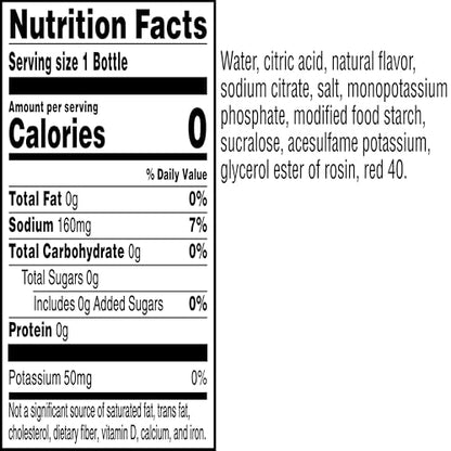 Gatorade Thirst Quencher Zero Sugar Sports Drink, Fruit Punch, 12oz Bottles, 12 Pack, Electrolytes for Rehydration