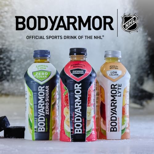 BODYARMOR Sports Drink Sports Beverage, Blue Raspberry, Natural Flavors With Vitamins, Potassium-Packed Electrolytes, No Preservatives, Perfect For Athletes, 12 ounce (Pack of 8)