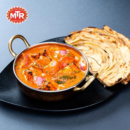 MTR - Shahi Paneer - Mild Tomato Gravy with Cottage Cheese - Authentic Indian Flavors - Flavorful, Easy, Ready-to-Eat Meal - Experience the Richness of Paneer in a Hearty Tomato Curry (Pack of 6)