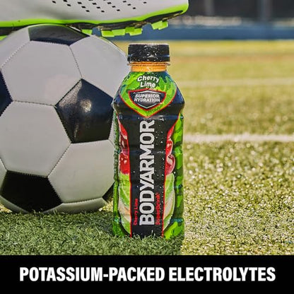 BODYARMOR Sports Drink Sports Beverage, Blue Raspberry, Natural Flavors With Vitamins, Potassium-Packed Electrolytes, No Preservatives, Perfect For Athletes, 12 ounce (Pack of 8)