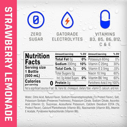 Propel Electrolyte Enhanced Water Sports Drink, Grape Flavored Water, Zero Calorie &amp; Zero Sugar Hydration with Electrolytes and Vitamins C &amp; E, 16.9 fl oz Bottles (12 Pack)