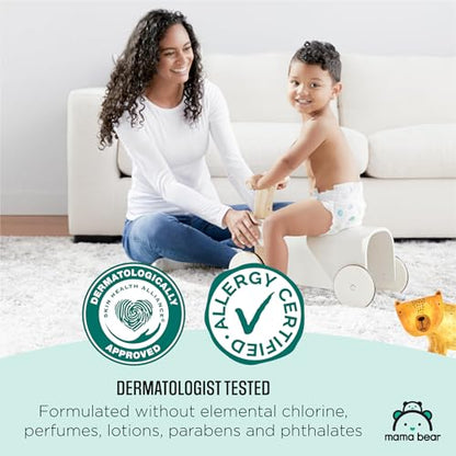 Amazon Brand - Mama Bear Gentle Touch Diapers, Size 1, 200 Count (4 packs of 50)