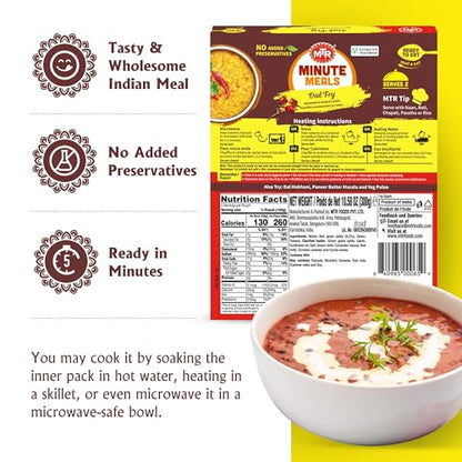MTR - Shahi Paneer - Mild Tomato Gravy with Cottage Cheese - Authentic Indian Flavors - Flavorful, Easy, Ready-to-Eat Meal - Experience the Richness of Paneer in a Hearty Tomato Curry (Pack of 6)