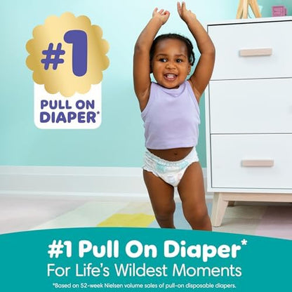 Pampers Diapers - Cruisers 360 - Size 4, 144 Count, Babyproof up to 100% Leakproof Pull-On Diaper