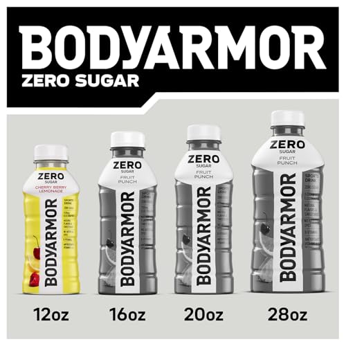 BODYARMOR LYTE Sports Drink Low-Calorie Sports Beverage, Peach Mango, Coconut Water Hydration, Natural Flavors With Vitamins, Potassium-Packed Electrolytes, Perfect For Athletes, 12 Fl Oz (Pack of 8)
