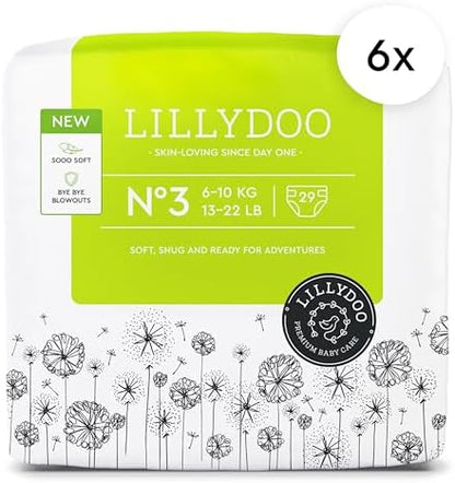 Baby Diapers - Size 1 (4-11 lbs), Half-Monthly Supply (72 Count), Leak Protection, Skin-Friendly, Ultrasoft, Perfume- &amp; Chlorine-Free, Hypoallergenic, Dermatologist Tested, Oeko-TEX®