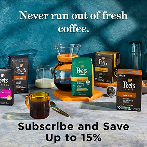 Peet's Coffee, Dark Roast Single Serve Coffee Pods - Major Dickason's Blend 75 Count (1 Box of 75 Pods)