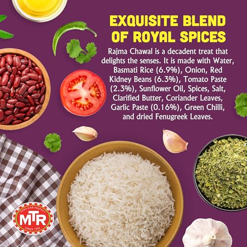 MTR - Shahi Paneer - Mild Tomato Gravy with Cottage Cheese - Authentic Indian Flavors - Flavorful, Easy, Ready-to-Eat Meal - Experience the Richness of Paneer in a Hearty Tomato Curry (Pack of 6)