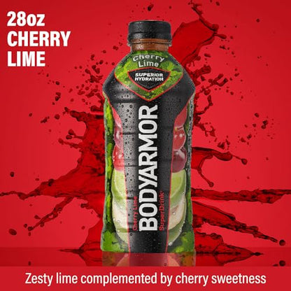 BODYARMOR Sports Drink Sports Beverage, Blue Raspberry, Natural Flavors With Vitamins, Potassium-Packed Electrolytes, No Preservatives, Perfect For Athletes, 12 ounce (Pack of 8)
