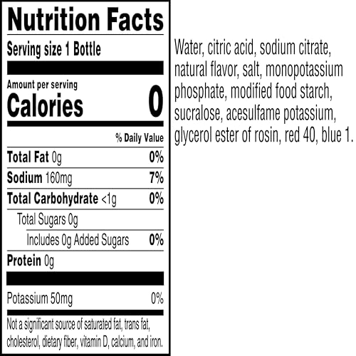 Gatorade Thirst Quencher Zero Sugar Sports Drink, Fruit Punch, 12oz Bottles, 12 Pack, Electrolytes for Rehydration