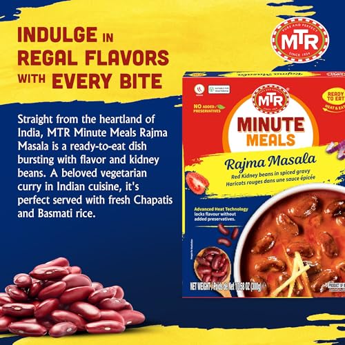 MTR - Shahi Paneer - Mild Tomato Gravy with Cottage Cheese - Authentic Indian Flavors - Flavorful, Easy, Ready-to-Eat Meal - Experience the Richness of Paneer in a Hearty Tomato Curry (Pack of 6)